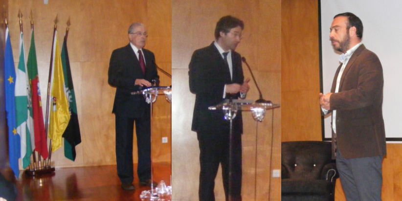 As primeiras intervenções foram dos Presidentes da Ágorarte, da Junta de Freguesia e da Câmara Municipal, Carlos Faria, José Manuel Ribeiro e Luís Ramalho