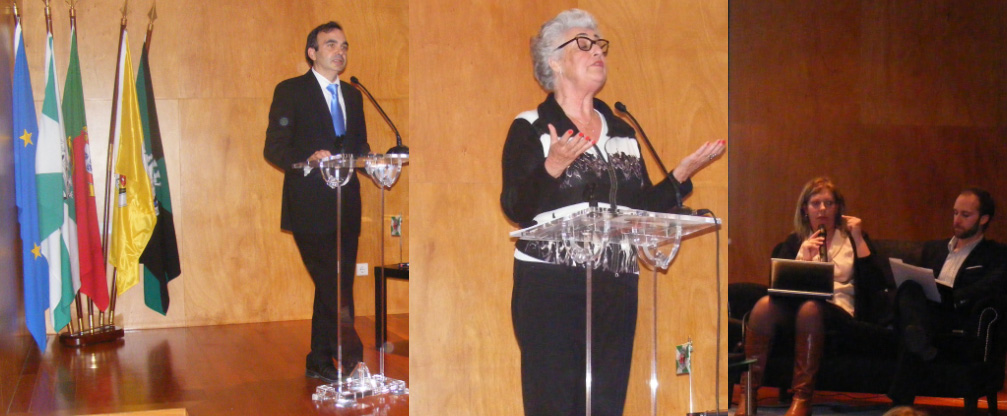 Intervieram à tarde o Presidente da RUTIS (Luís Jacob), as palestrantes Joaquina Madeira e Joana Guedes, tendo sido moderador, Pedro Antunes