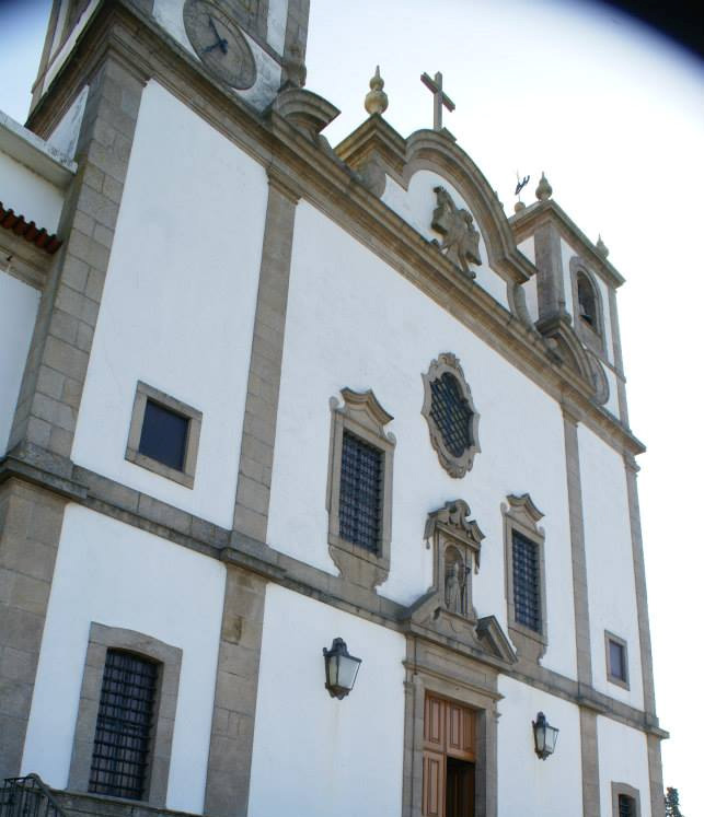Um aspeto da fachada da Igreja da Santa Rita de Ermesinde